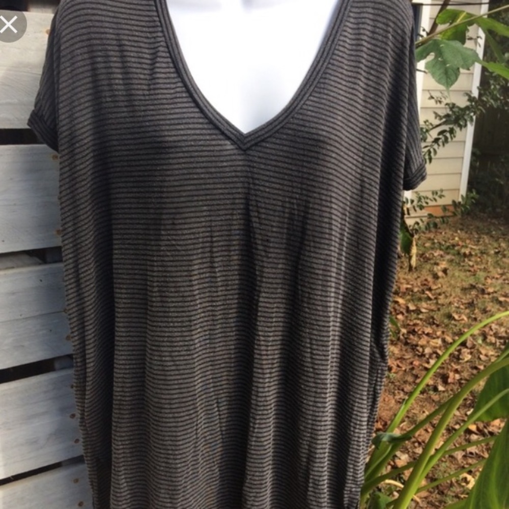 brandy slouchy top W STRIPES